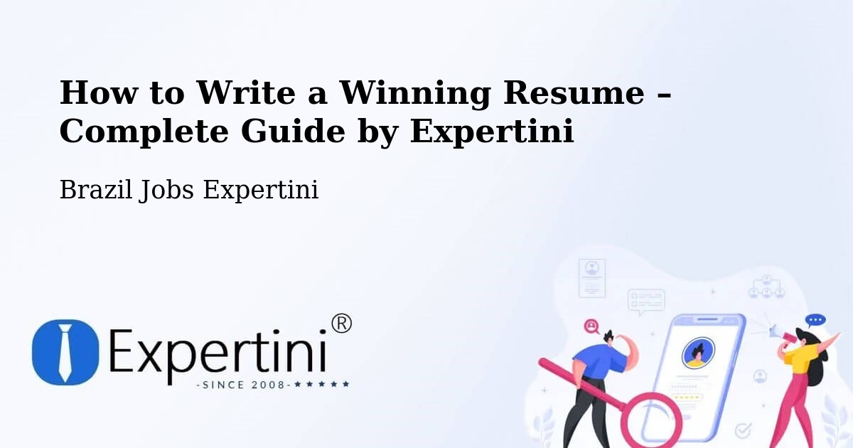 Resume Writing Guide for Job Seekers – Ventania - Ventania, Brazil Jobs Expertini