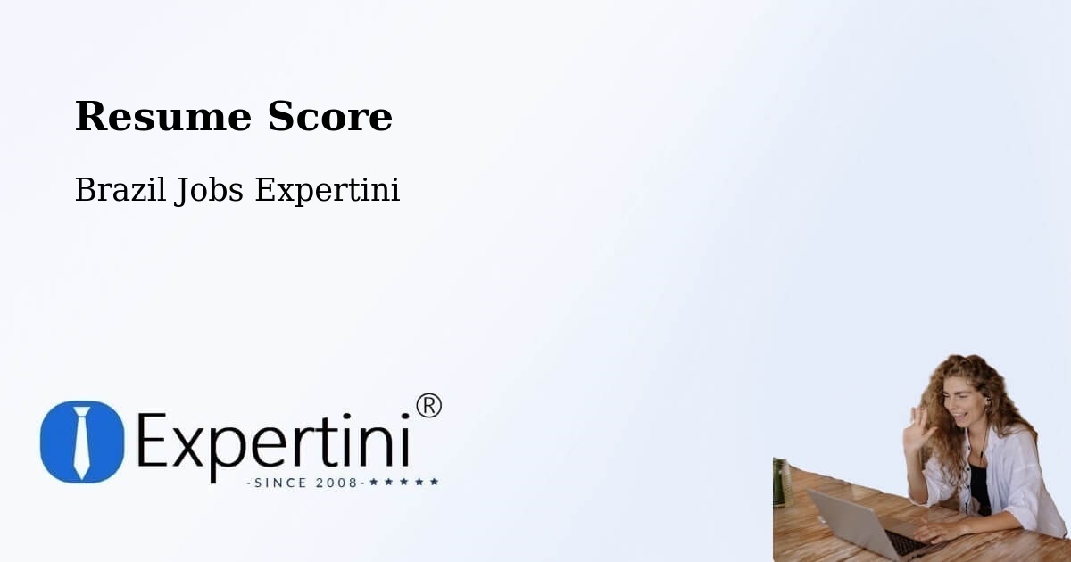 Resume Score & Job Description Match Tool – Ventania - Brazil Jobs Expertini
